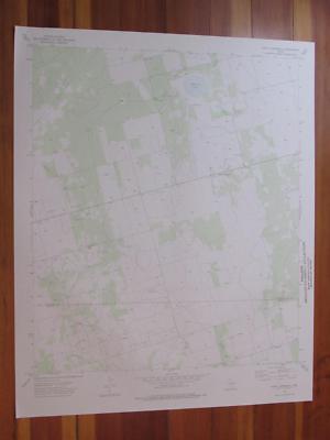 Saint Lawrence Texas 1976 Original Vintage USGS Topo Map