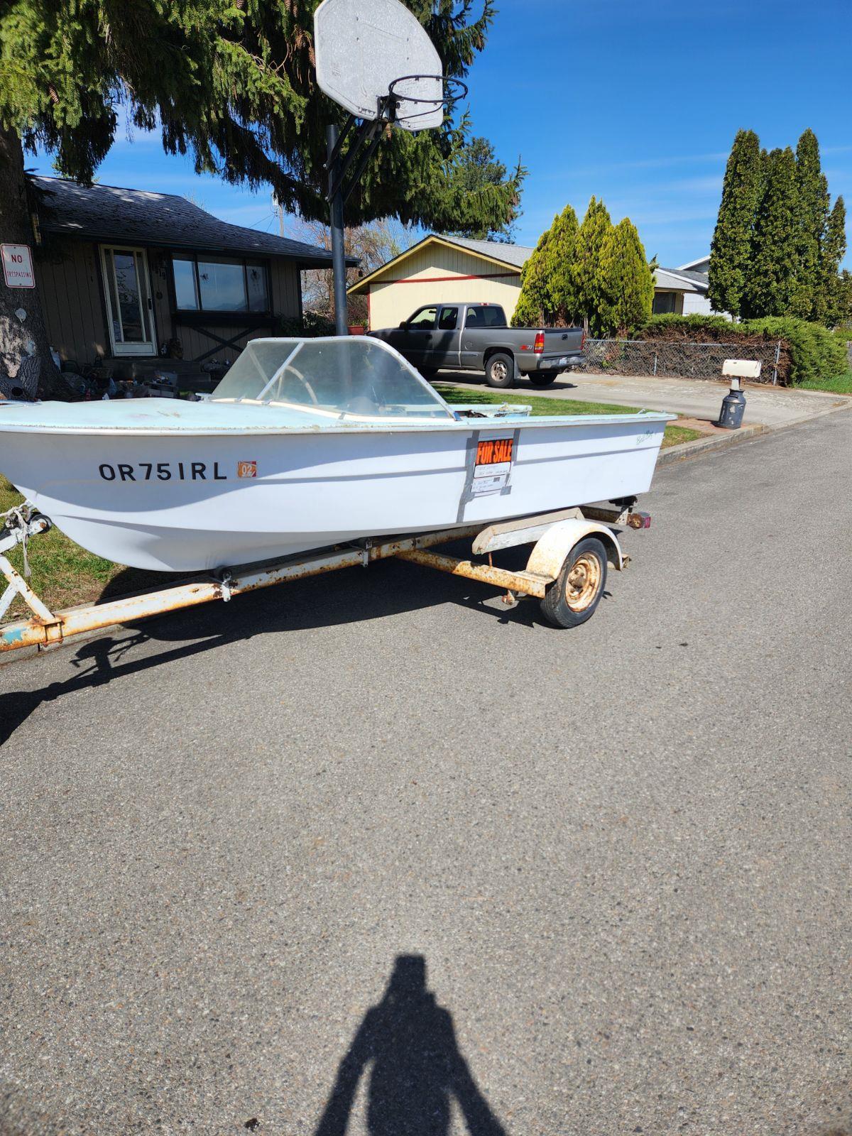1956 Bell Boy 13' Boat Located In Spokane Vally, Wa Has Trailer