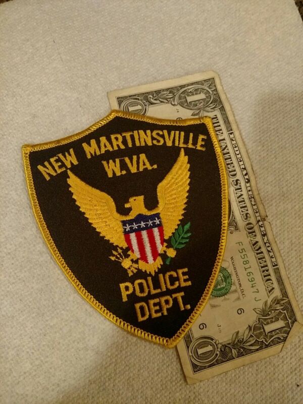 New Martinsville West Virginia Police Department Patch New Old Stock