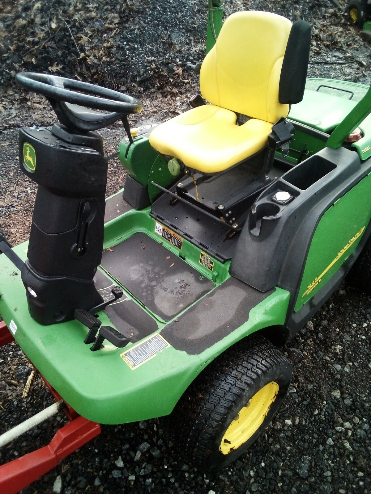 JOHN DEERE 1445 DIESEL FRONT MOWER W/ AGRIMETAL BLOWER ATTACHMENT -  VERY CLEAN