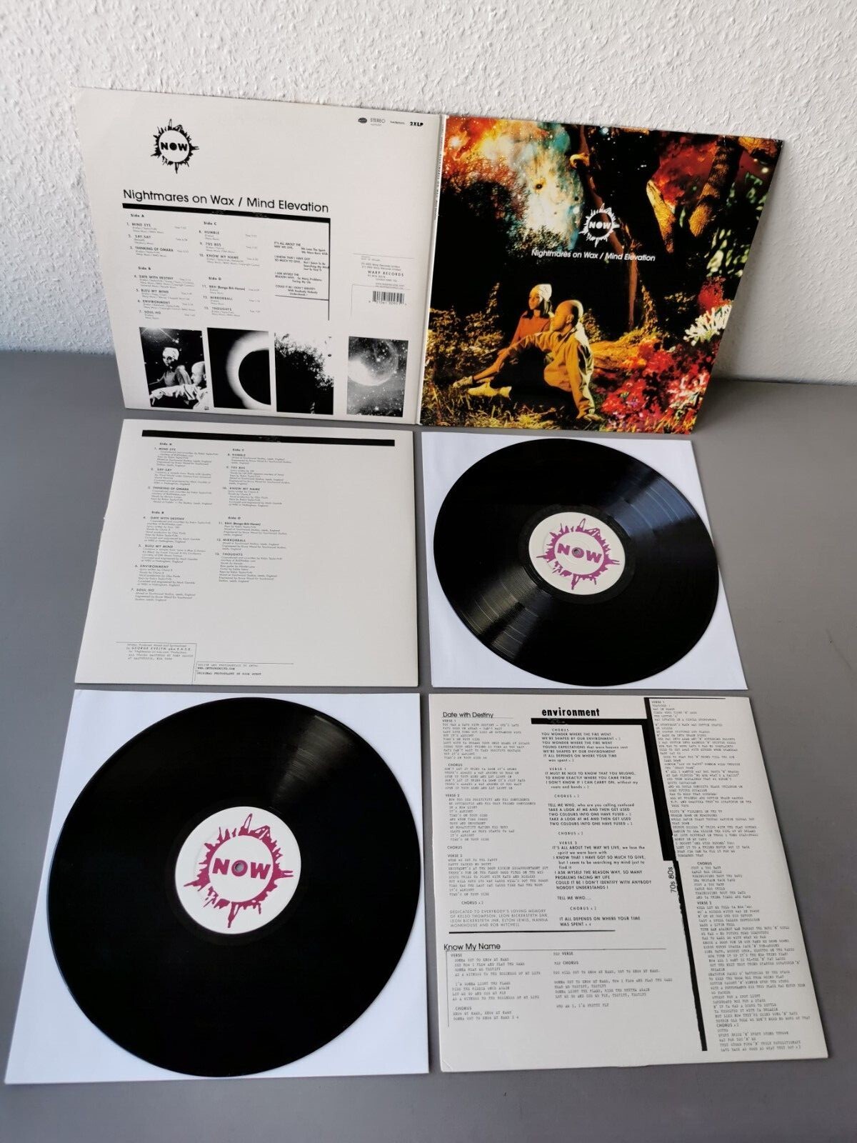 英2LP Nightmares On Wax Mind Elevation WARPLP95R Warp Records /00660 Nightmares On Wax – Mind Elevation – 2 x Vinyl (LP, Album