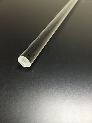 (4 pcs) 1/4  dia (.250) 18  long clear acrylic plexiglass rod  lucite