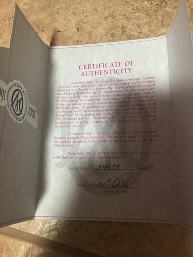 MARIE OSMOND DOLL 23