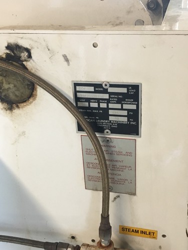 used dry cleaning equipment Ajax collar and cuff
