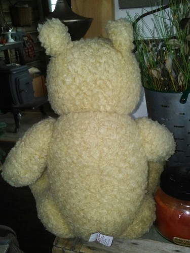 Vtg Large Heavy Gund Classic Winnie the Pooh Bear Curly Jointed Plush 15