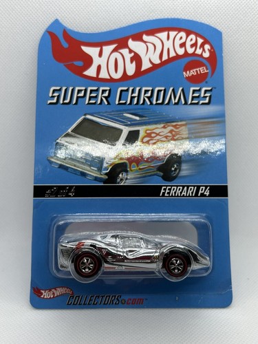ミニカー Hot Wheels Super Chromes Ferrari P4 🇮🇹🇮🇹Hot Wheels RLC Super Chromes Ferrari P4 #2310 of