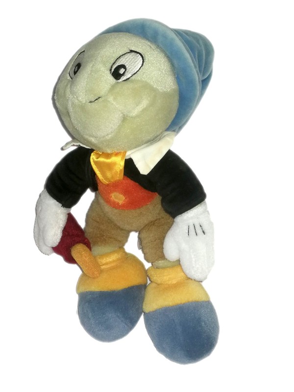 Peluche Doudou Jiminy Cricket Pinocchio 28 Cm Disney Classic