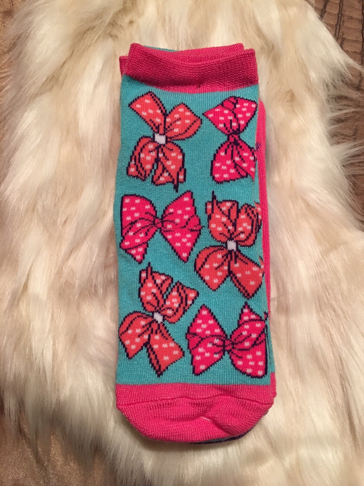 JOJO SIWA 5 PACK NO SHOW SOCKS, SOCK SIZE 9-11 SHOE SIZE 4-10 NWTS