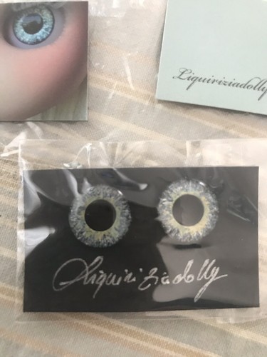 Liquiriziadolly Hand painted Eye Chips For 12” Blythe Doll 3 Pair