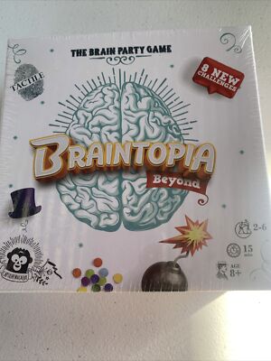 Braintopia Beyond Mental Agility (stand alone) Fun Party Cards Board Game NEW