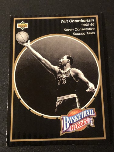 スポーツ Upper Deck Wilt Chamberlain  Beginnings Upper Deck Wilt Chamberlain Figurine Historical Beginnings