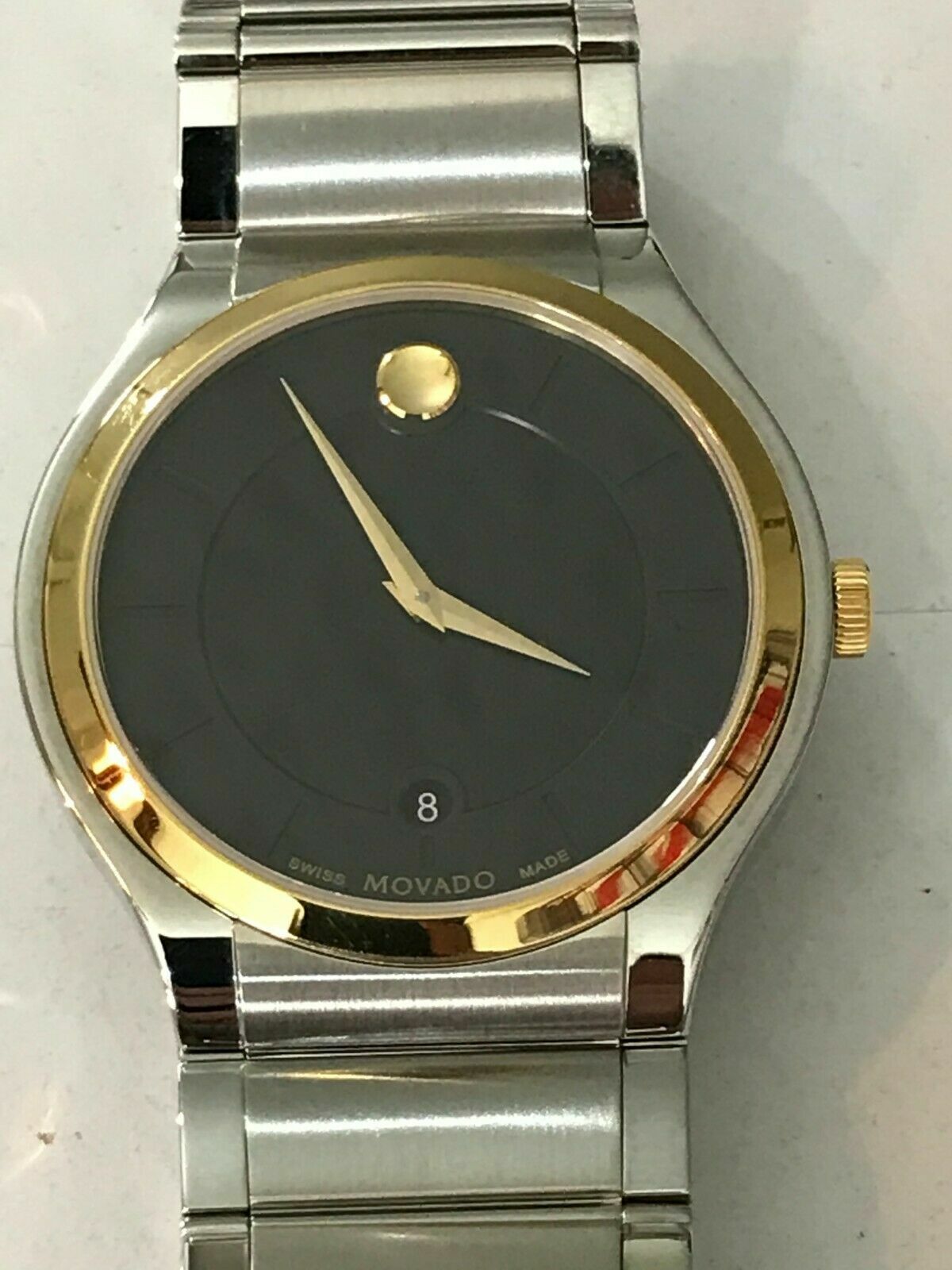 MOVADO腕時計 1980's Movado / Zenith Lapis Lazuli Stone Dial 18K YG