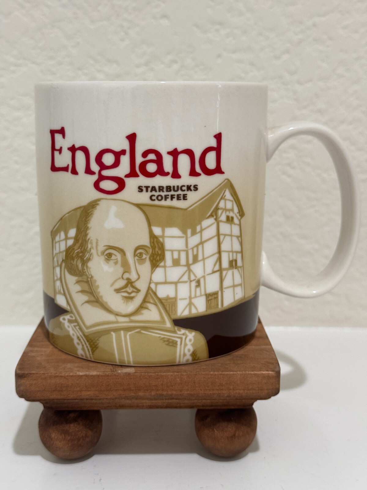 Starbucks Collector Series ENGLAND 16 oz Mug Shakespeare