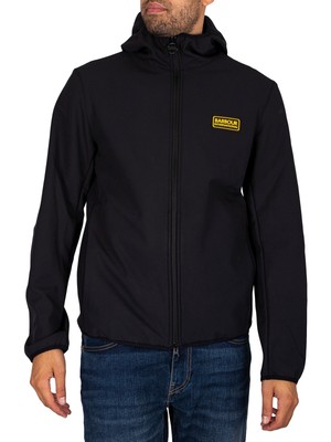 

Мужская легкая куртка Barbour International Coldwell, черная, Черный, MFL0123BK11