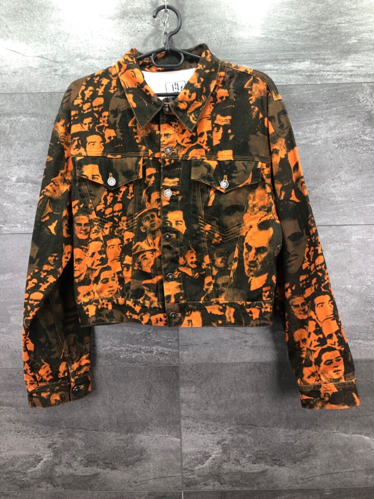 RARE Vintage Jean Paul Gaultier AW1992 Printed Faces 90's RARE Vintage Jean Paul Gaultier AW1992 Printed Faces 90's