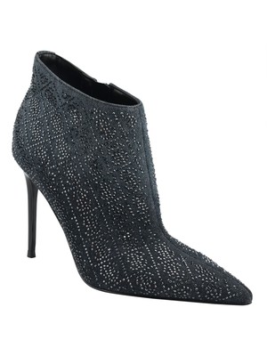 Женские черные ботильоны на шпильке GUESS Comfort Fazzie с острым носком и украшениями, 9 М