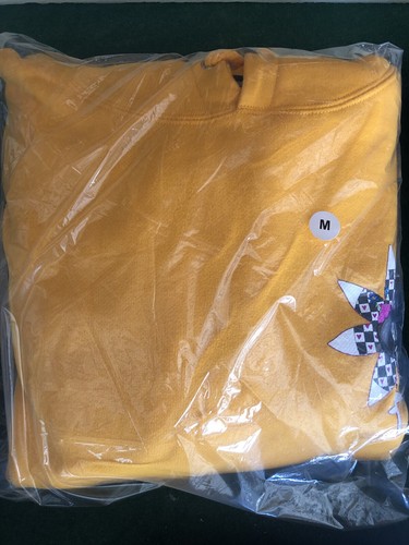 Pre-owned The Hundreds M Brain Vomits Garden  Wen Collab Adam Bomb Squad Sold Out Hoodie In Yellow