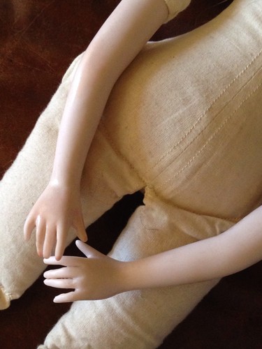 Lady Doll Bisque head doll 1978 reproduction of Antique Gibson Doll