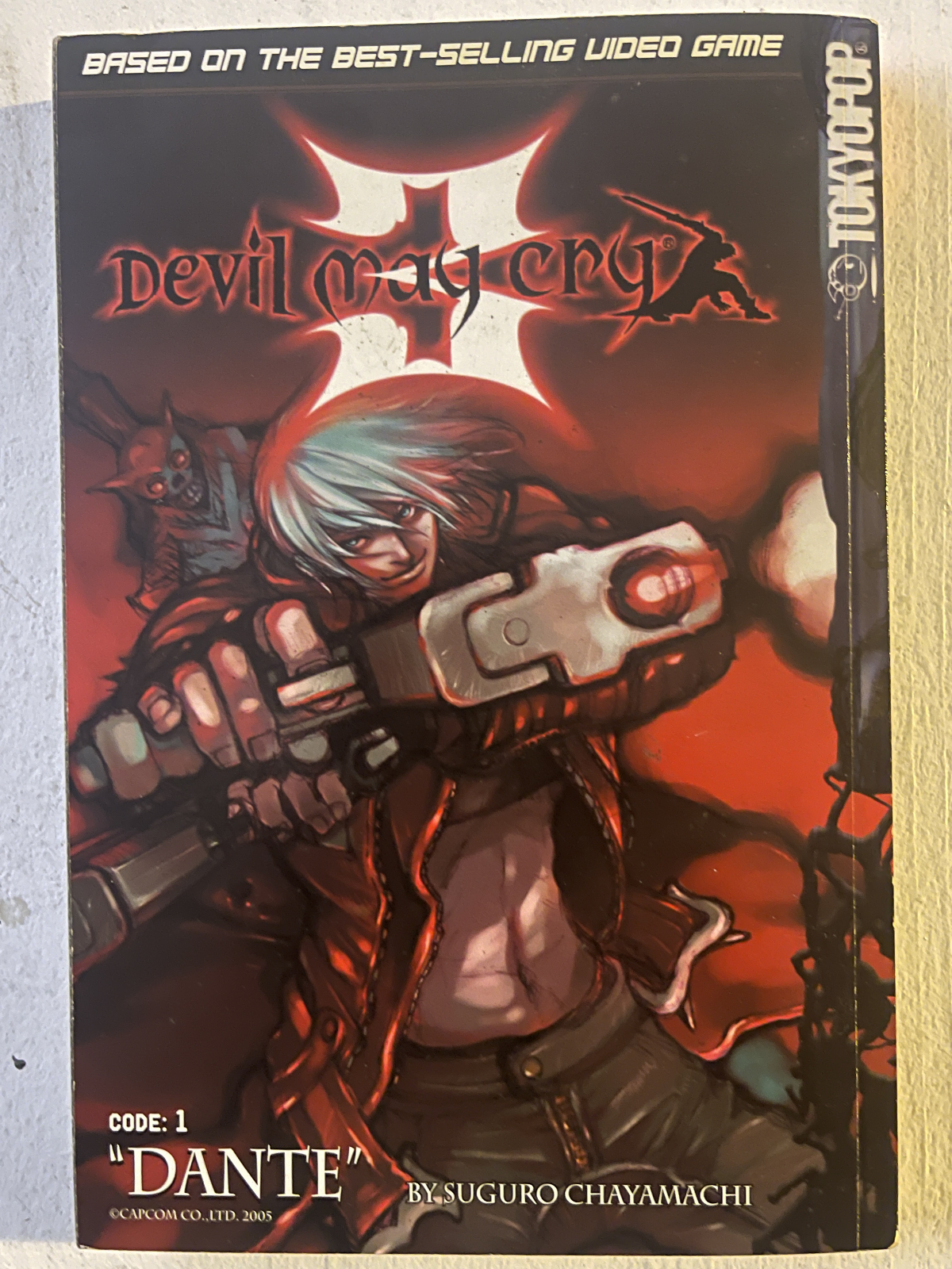 Devil May Cry 3 Code 1 Dante Tokyopop Manga Suguro Chayamachi 1st
