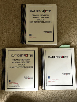 DAT destroyer prep book || Quantitive Reasoning 2022 sciences 2022/2021
