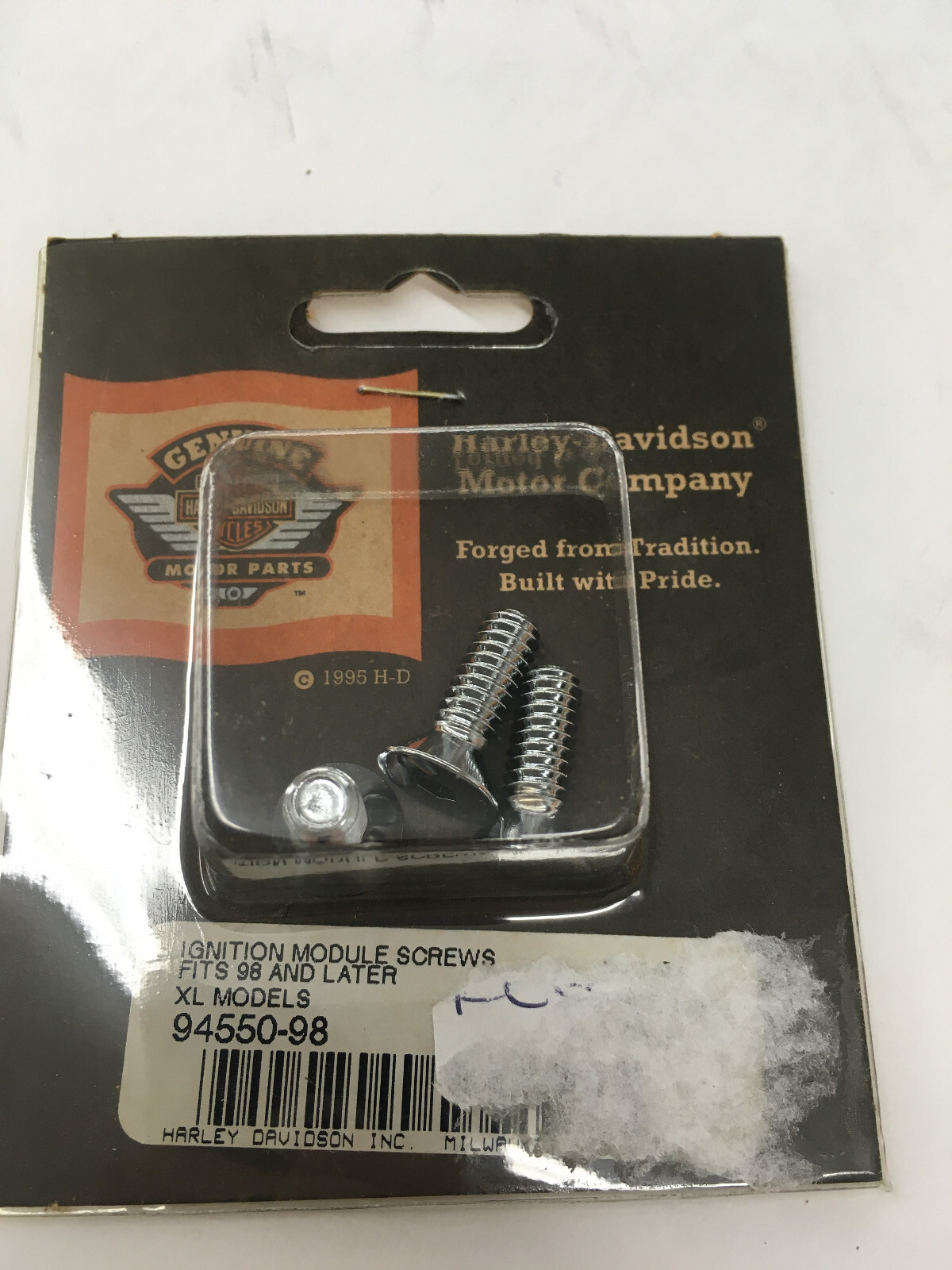 専用品 NOS OEM Harley Davidson Chrome Ignition module cover screws