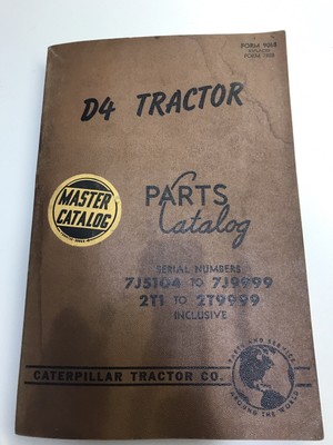 Caterpillar D4 Model U Workshop Manual