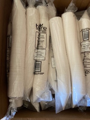 BARE, SOLO Model 4BR Paper Cone Water Cups White 200 Count, Unopened..Sealed