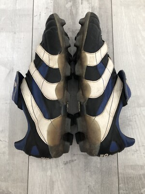 Adidas Predator Accelerator FG Black Blue Equipment Football Soccer Cleats US12 