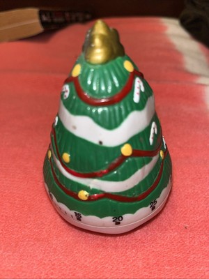Christmas Tree Kitchen Timer Tested Works 60 Minutes