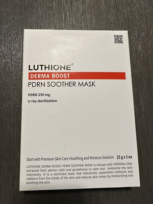 LUTHIONE Derma Boost PDRN Soother Mask 5 Pcs. New In A Boxes