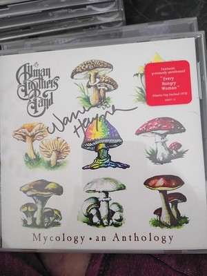 Signed Warren Haynes Allman Brothers Band CD Mycology Anthology Collectible CD