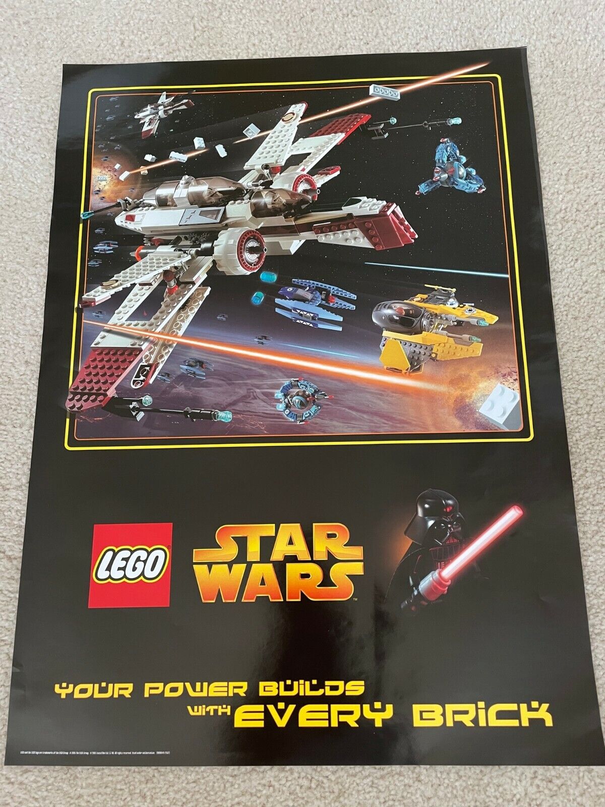 2005 SDCC Star Wars Lego "Your Power Builds with Every Brick