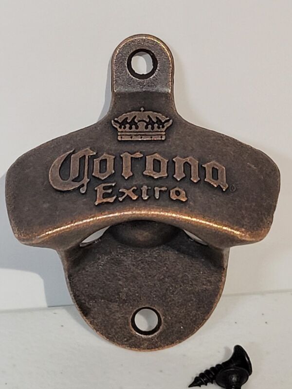 Corona Extra Wall Bottle Opener - Red Copper 