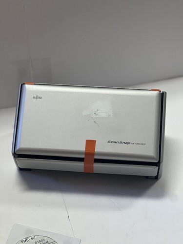 Fujitsu Scan Snap S1500  Scanner w/ AC Adapter+USB+CD