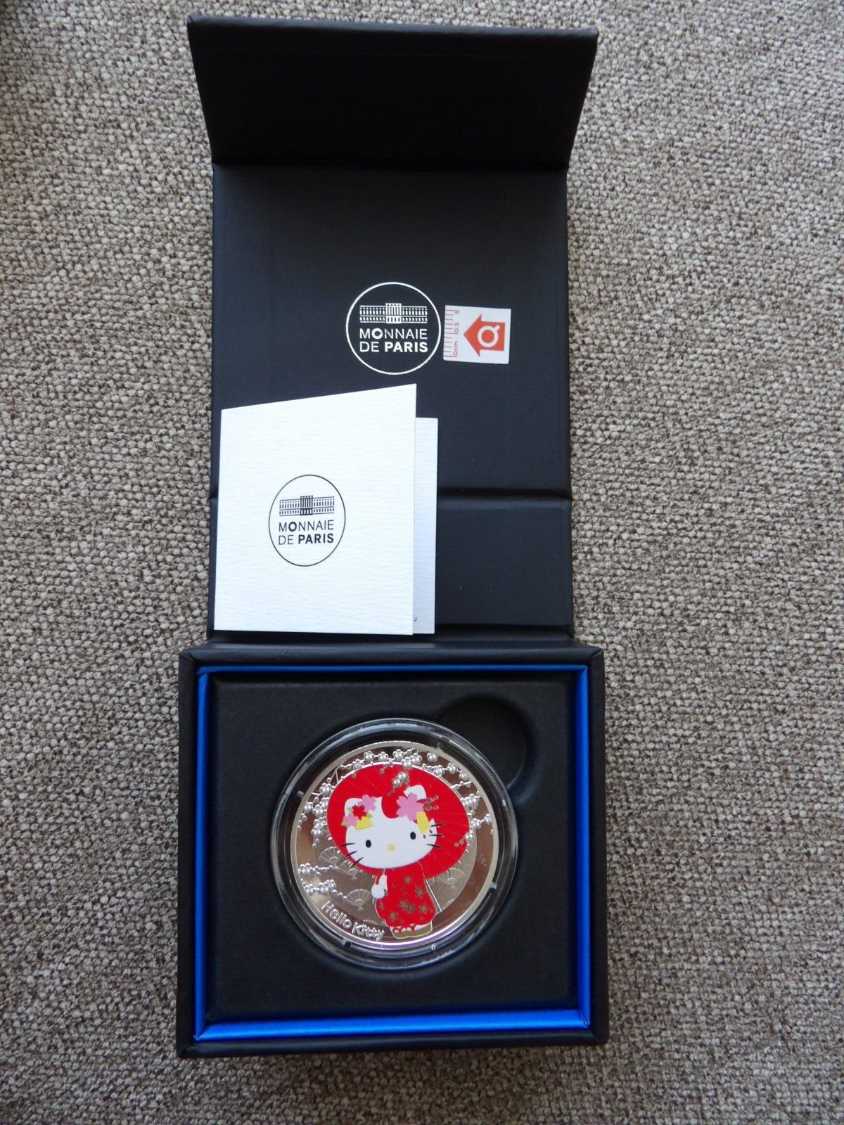 FRANCE 10 EURO coin 2024 - 50 Years Hello Kitty JAPAN silver Proof