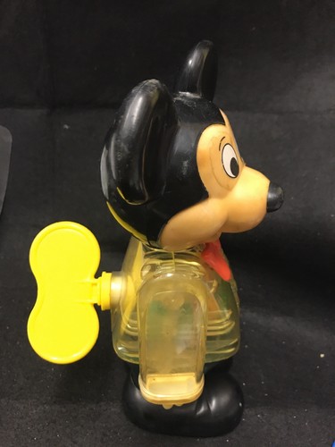 Walt Disney Productions Wind Up Mickey Mouse Toy 1978 Gabriel Viewable Gears