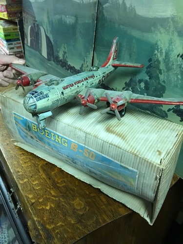 Toyama Toy Manufactory / Yonezawa Toy USAF Boeing B-50A BS650 Made in Japan Rare