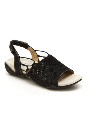 

Женские черные шлепанцы JBU с вырезами на шнуровке Pixie Vegan Toe Slip On Mules 8,5 M, Черный, B1PIX01