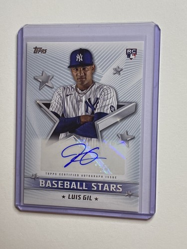 グランド牧場 セレクトセール Luis Gil 2022 Topps Series 1 Baseball Stars Rookie Auto #BSA その他