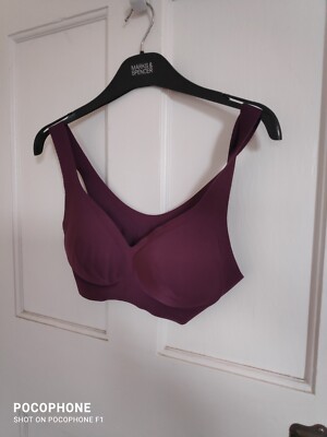 Sloggi Bralette Bra Zero Feel Size  S Non Wired Padded Lightweight  Bundle X 3 
