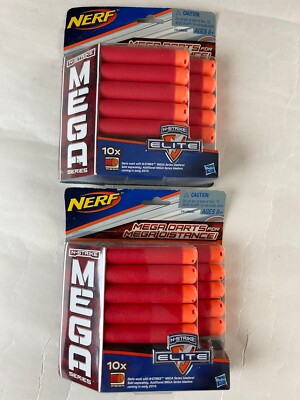N-Strike Nerf Dart Refill 20 Bullets Total work with Elite Mega Series Blasters