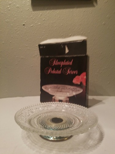 Server Silver Plated Pedestal, small