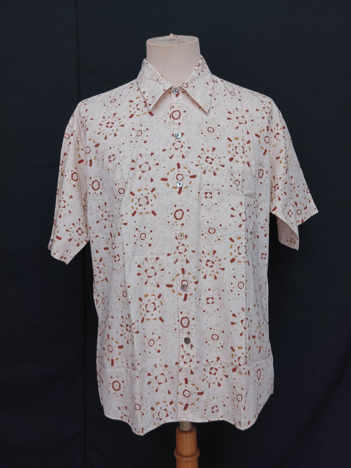トップス 90s ISSEY MIYAKE MEN Cotton Shirt M Issey Miyake Cotton Shirt — We Move Vintage