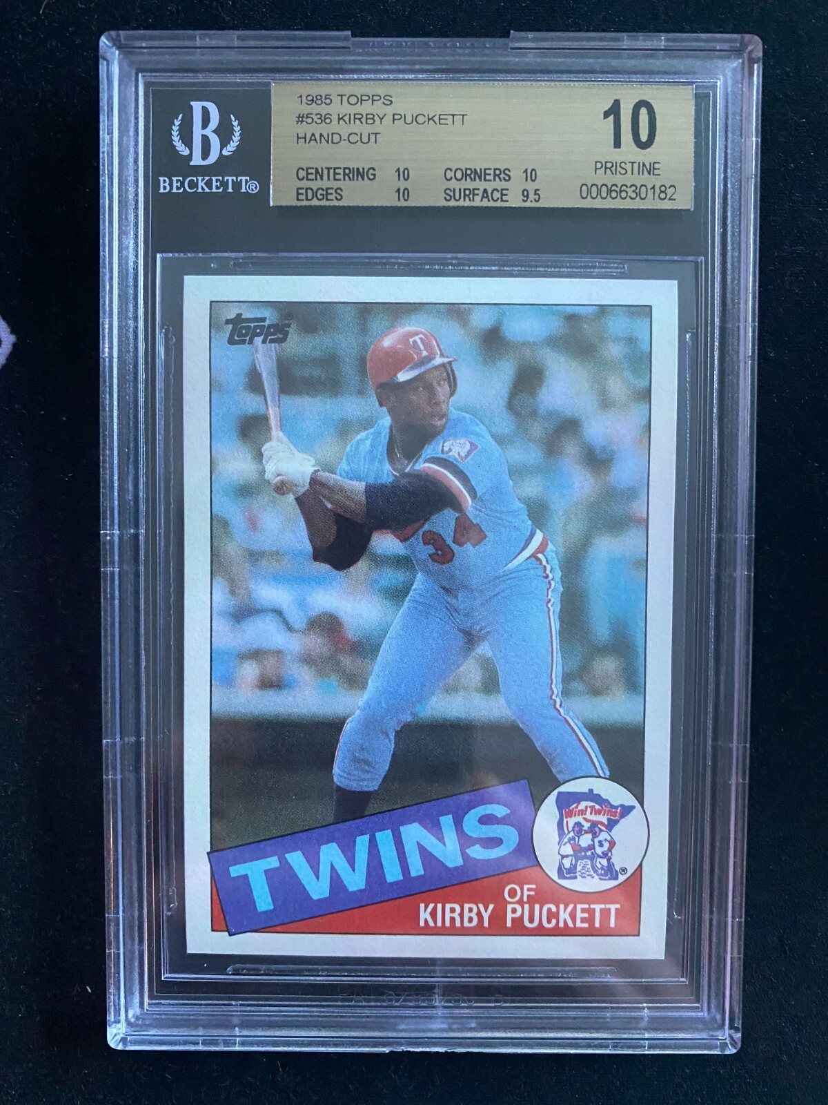 1985 Topps Kirby Puckett Rookie Card BGS 10 | eBay