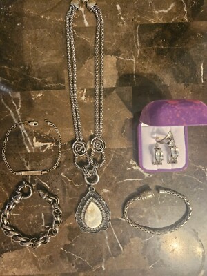 Unique Beautiful European Silver Set 7 Pcs