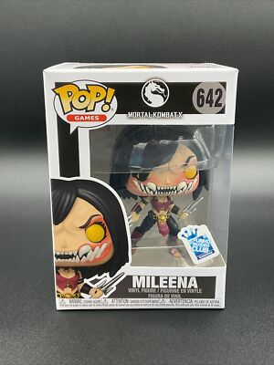 Funko Pop MORTAL KOMBAT X #642 MILEENA Game Stop Exclusive W/ Pop Protector