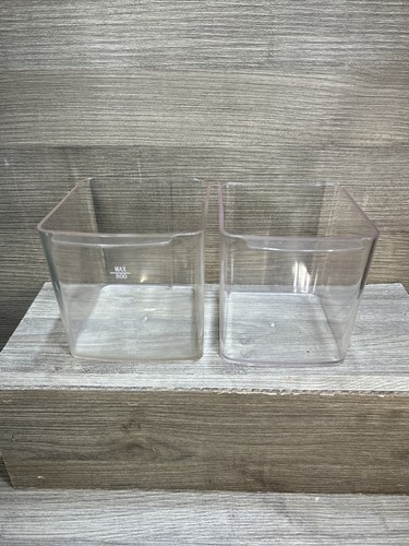 PARTS FOR Aicok  SLOW JUICER MODEL AMR519  CLEAR JUICE CONTAINER SQUAREx2