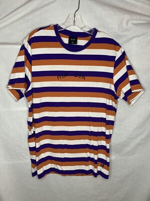 HUF striped short sleeve T-shirt XL