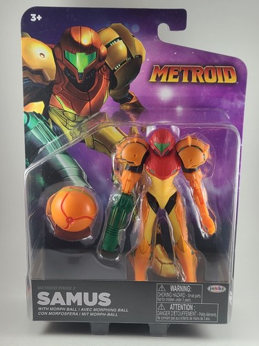 Metroid Prime Samus Aran Varia Suit Figure Jakks Pacific World Of Nintendo *NEW*
