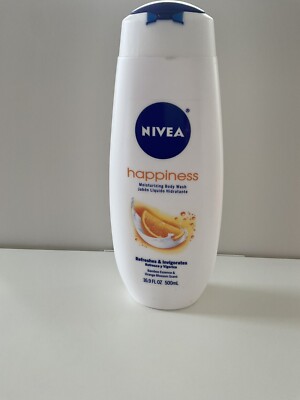 (1) Nivea Happiness Bamboo Essence & Orange Blossom Body Wash 16.9fl Oz NEW HTF